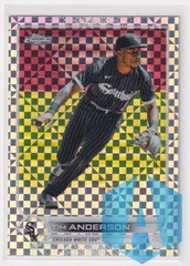 2022 Topps Chrome X-Fractor #197 Tim Anderson Chicago White Sox